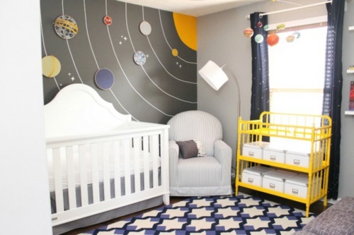 weltall-kinderzimmer-gestalten-41_18 Tér design gyermekszoba