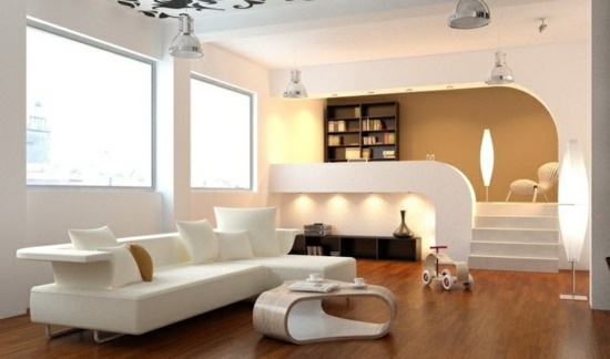 wohnzimmer-in-weiss-gestalten-88_6 Design nappali fehér