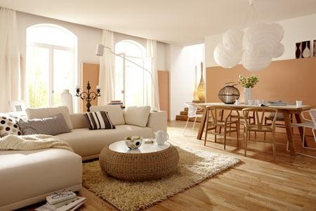 wohnzimmer-mit-farbe-gestalten-13 Design nappali színes