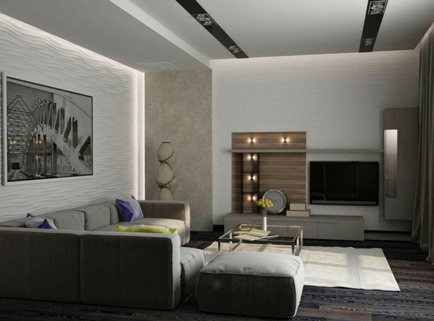 wohnzimmer-modern-einrichten-ideen-57 Nappali modern bútor ötletek