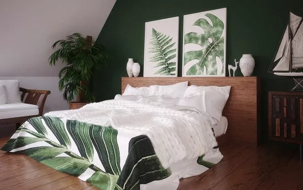 grune-wand-im-schlafzimmer-57_12-5 Zöld fal a hálószobában
