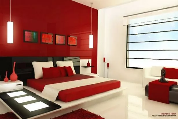 rote-farbe-im-schlafzimmer-75_7-15 Piros szín a hálószobában