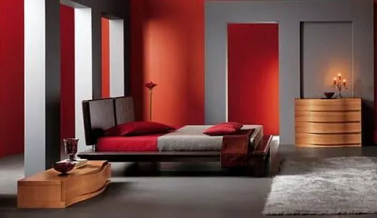 schlafzimmer-grau-rot-36_5-6 Hálószoba szürke piros