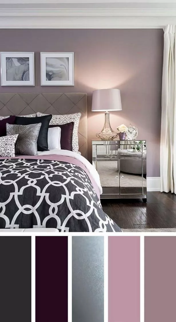 schlafzimmer-rosa-grau-83-1 Hálószoba rózsaszín szürke