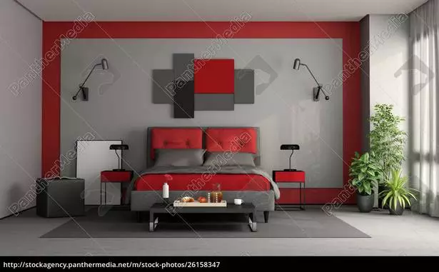 schlafzimmer-rot-grau-79_9-14 Hálószoba Piros szürke