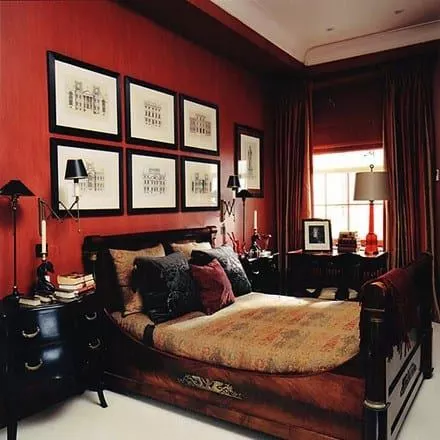 schlafzimmer-schwarz-rot-42_3-10 Hálószoba Fekete piros