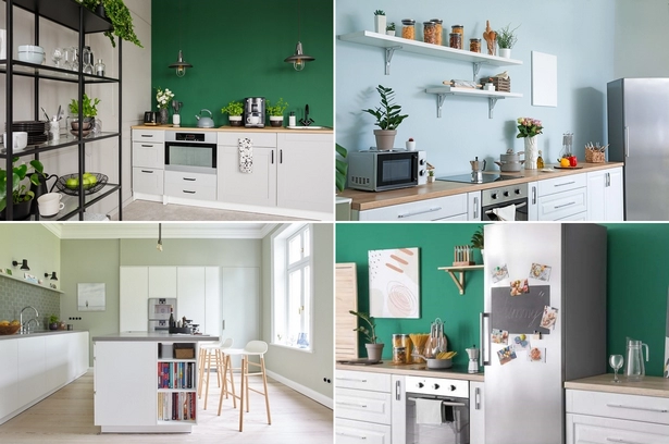 farbgestaltung-kleine-kuche-001 Egy kis konyha színes kialakítása