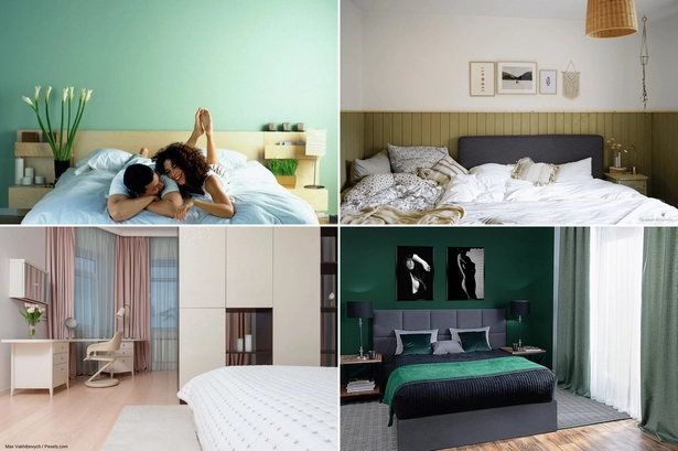 grun-im-schlafzimmer-001 Zöld a hálószobában