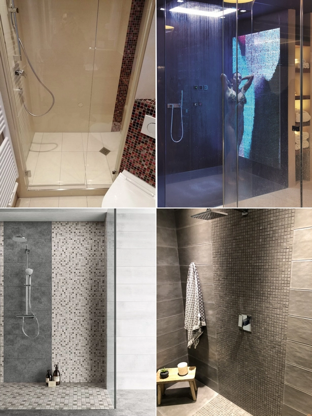 Mozaik zuhany példák