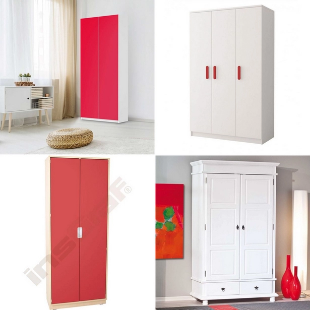 Hálószoba szekrény Piros