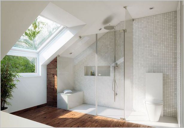 badgestaltung-kleines-bad-mit-dachschrage-79_14 Fürdőszoba kialakítása kis fürdőszoba lejtős tetővel