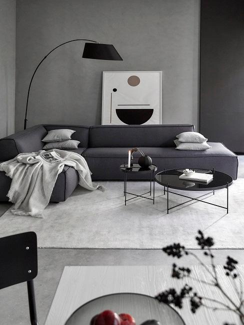 Antracit kanapé nappali színe