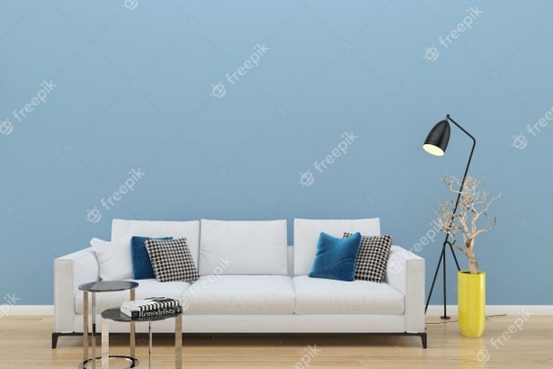 blaue-wand-weisse-mobel-80_15 Kék fal fehér bútorok