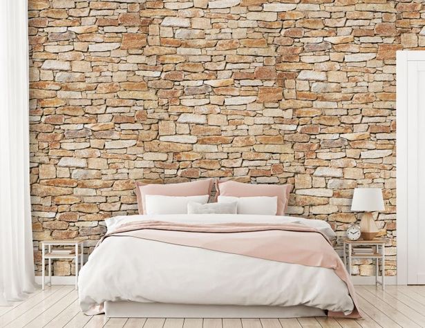 stein-tapete-schlafzimmer-53_6 Kő tapéta hálószoba