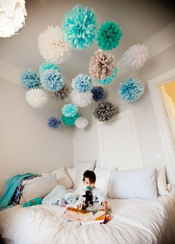 wanddeko-kinderzimmer-basteln-55_8 DIY fali dekoráció gyermekszoba