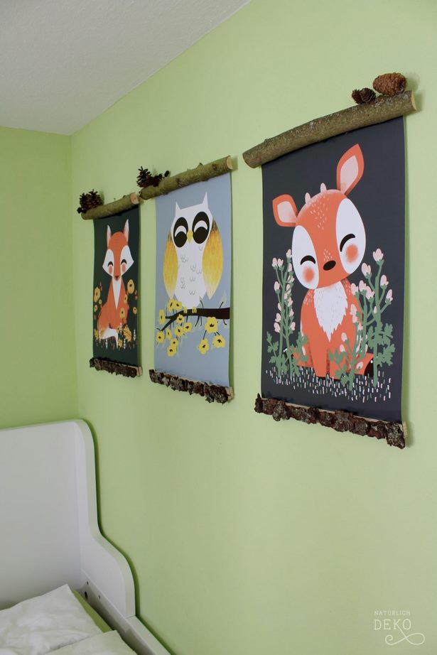 wanddeko-kinderzimmer-basteln-55_9 DIY fali dekoráció gyermekszoba