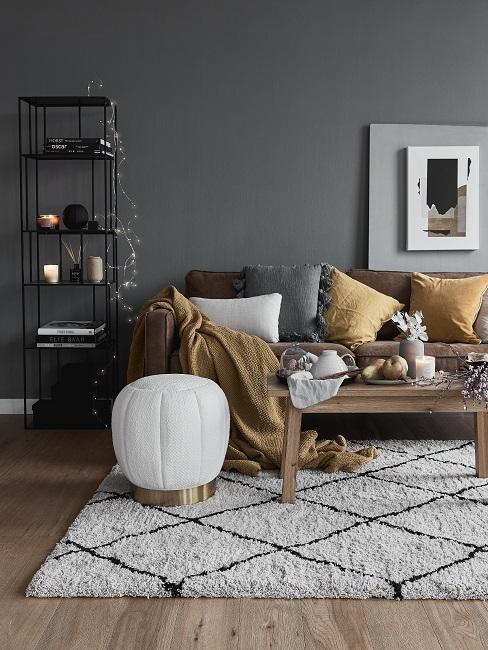 wandfarbe-schlafzimmer-dunkle-mobel-45_7 Fal színes hálószoba sötét bútorok