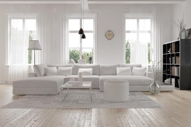 weisse-mobel-welche-wandfarbe-wohnzimmer-06_15 Fehér bútorok milyen fal színes nappali