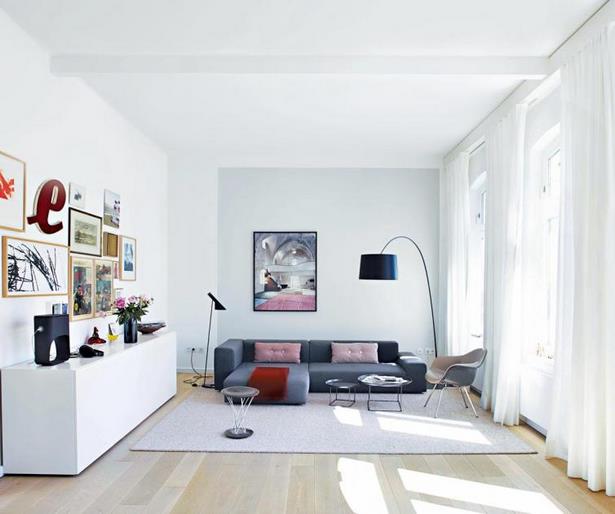 weisse-mobel-welche-wandfarbe-wohnzimmer-06_4 Fehér bútorok milyen fal színes nappali