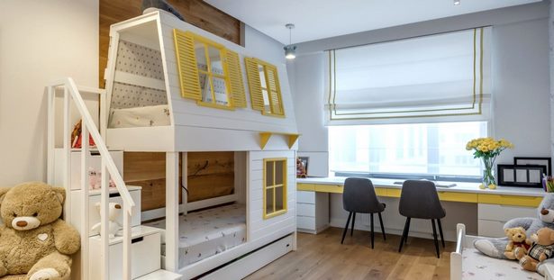einrichtungsideen-kleines-kinderzimmer-02 Belsőépítészeti ötletek egy kis gyermekszobához