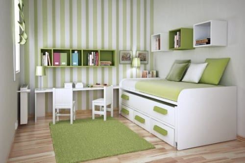 kinderzimmer-streichen-grun-16_9 A gyermekszobák zöld színűek