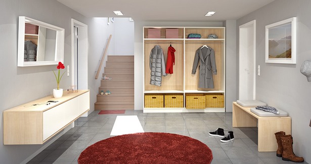 flur-garderobe-gestalten-46_16 Design folyosó szekrény