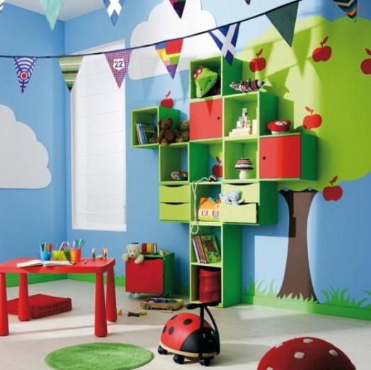 kinderspielzimmer-einrichten-25_11 Hozzon létre egy gyermek játszószobát