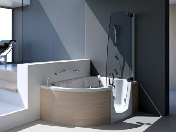moderne-badewanne-mit-dusche-93 Modern fürdőkád zuhanyzóval
