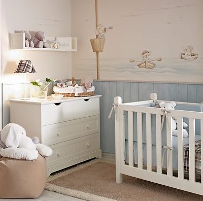 wandgestaltung-babyzimmer-junge-11_9 Fali tervezés baba szoba fiú