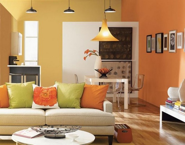 farbige-wandgestaltung-wohnzimmer-25_5 Színes fal design nappali