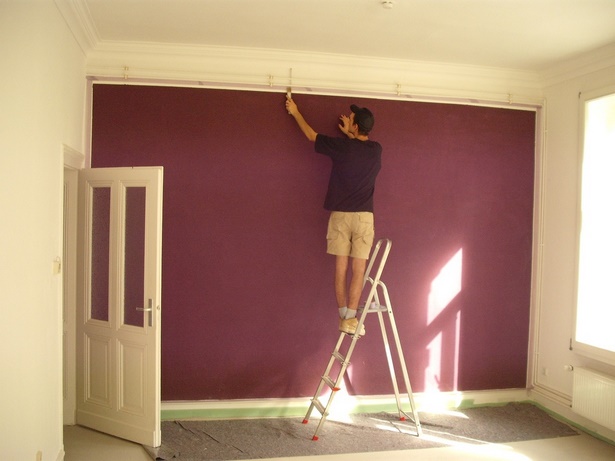farbige-wandgestaltung-wohnzimmer-25_9 Színes fal design nappali
