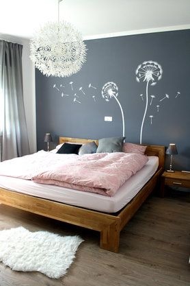 wandgestaltung-im-schlafzimmer-30_6 Fali tervezés a hálószobában