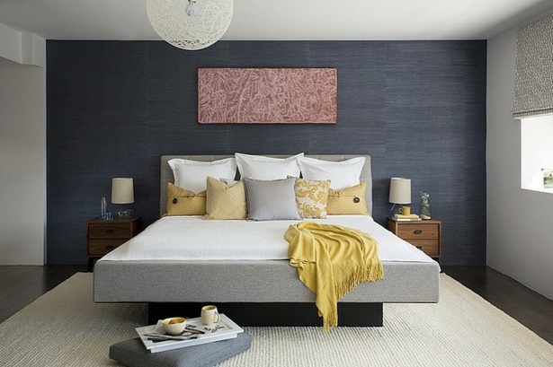 wandgestaltung-schlafzimmer-farbe-59_3 Fal design hálószoba színe