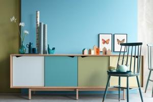 wandgestaltung-wohnzimmer-farbe-46_12 Fal design nappali színe