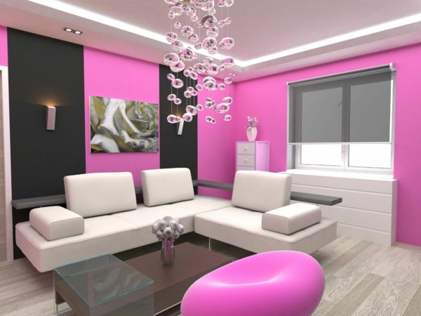 wohnzimmer-farbgestaltung-wnde-91_2 Nappali színes design falak