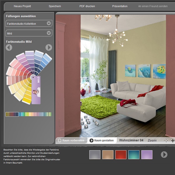 wohnzimmer-wandgestaltung-farbe-98_5 Nappali fal design szín