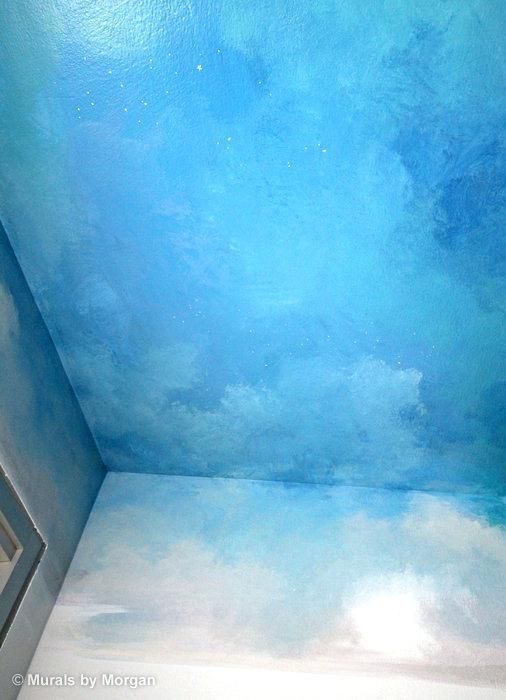 wolken-malen-wand-03_5 Felhő festék fal