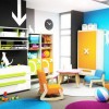 Gyermekszoba bútorok színes