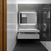 Modern fürdőszoba szürke