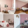 Rózsaszín hálószoba falfesték