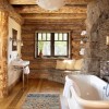 Modern vidéki ház fürdőszoba