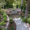 Ülősarokkal design kert