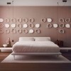 Ötletek fal design színes hálószoba