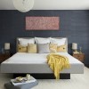 Fal design színes hálószoba