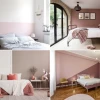 Régi rózsaszín hálószoba