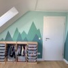 Gyermekszoba kék fal