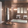Fürdőszoba modern barna